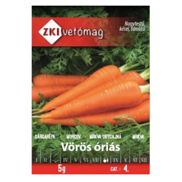 Seminte de morcov voros orias, 5gr