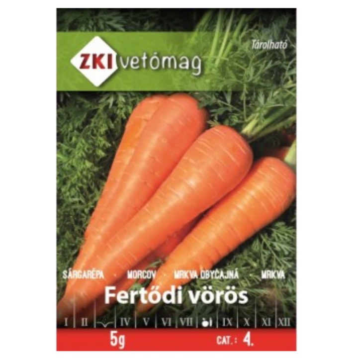 Seminte de morcov fertodi voros, 5gr