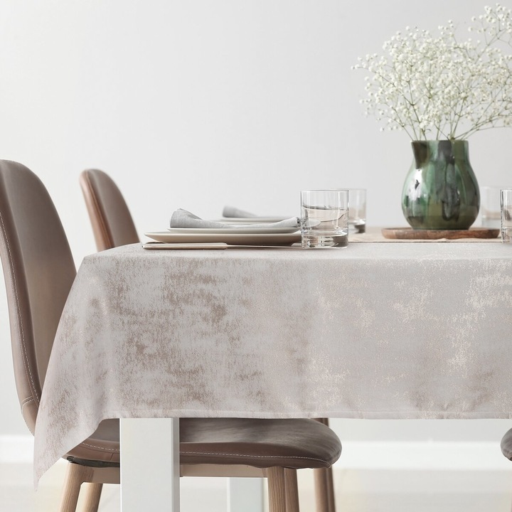 Fata de masa INES9 160 x 260 cm Eurofirany crem