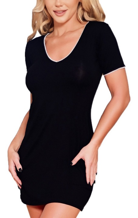 Camasa de noapte Kalimo MAYA, Negru