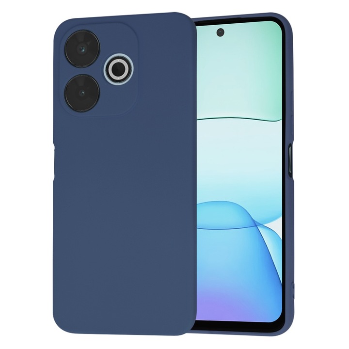 Силиконов Калъф за Xiaomi Redmi 13, Smartphosis SoftFlex, Тъмносин