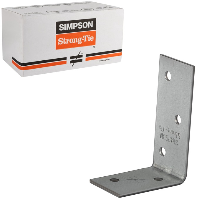 Set 200 Coltar perforat dulgherie 60x40x25 x 2 mm, pentru lemn, Simpson ANPS