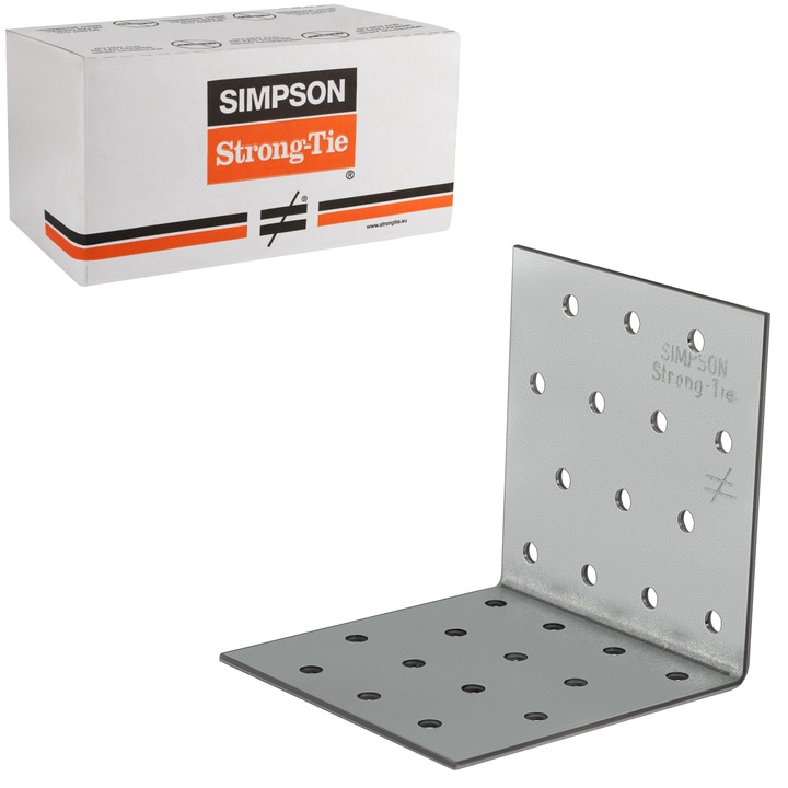 Set 50 Coltar perforat dulgherie 80x80x80 x 2 mm, pentru lemn, Simpson ANPS