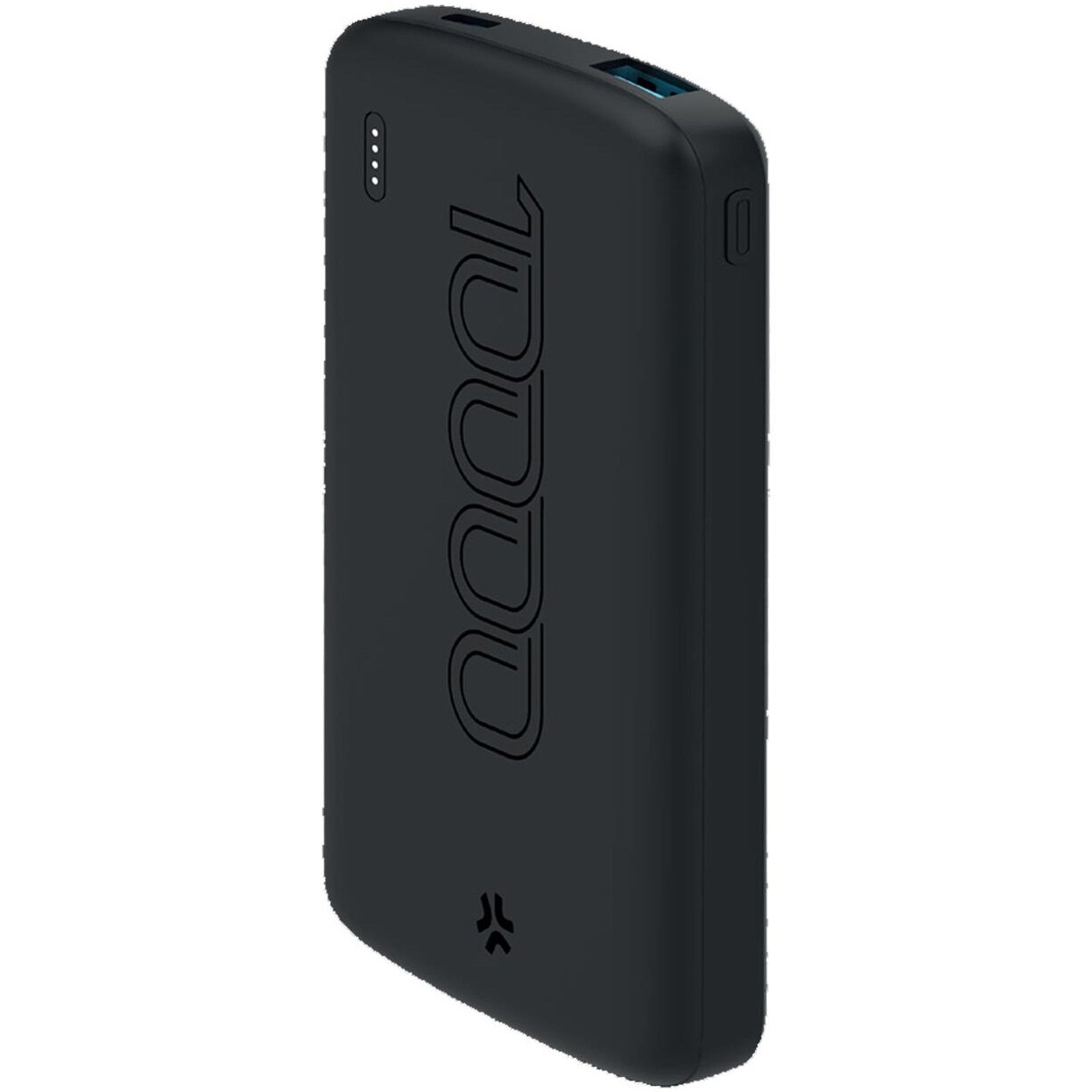 Acumulator extern Celly 10.000 mAh, 10W, porturi: 1xUSB-A, 1xUSB-C, Negru