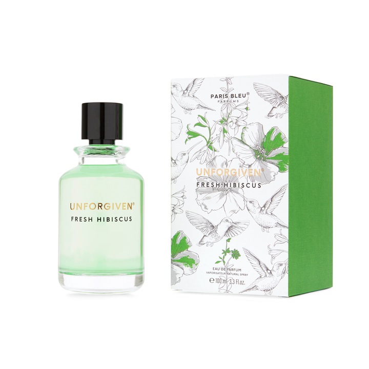 Parfum frantuzesc Paris Bleu Unforgiven Fresh Hibiscus EDP 100ml, Unisex