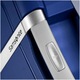 Troler de cabina Samsonite S'Cure Spinner, 55x40x20cm, bleumarin