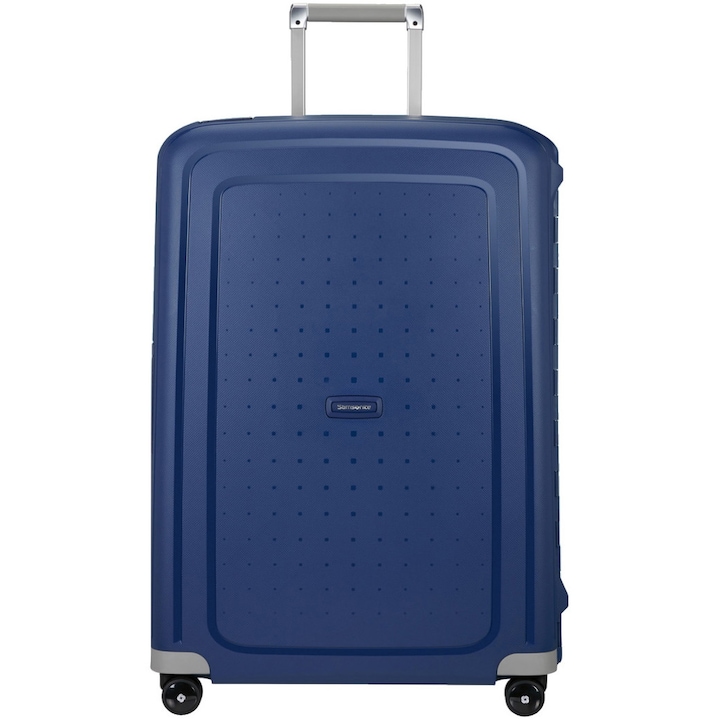 Куфар Samsonite S'Cure Spinner, 55x40x20 см, Тъмносин