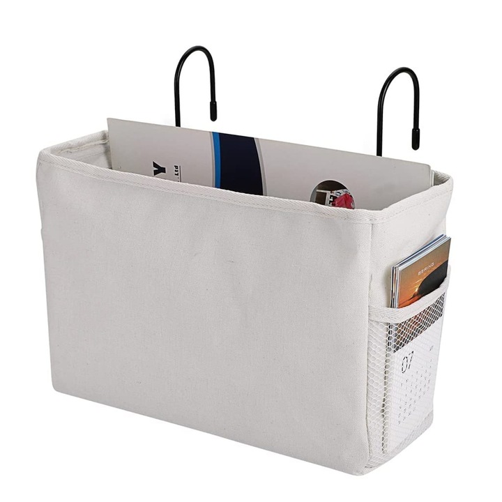 Organizator suspendat pentru pat HERUSI, rezistent, 30x40cm