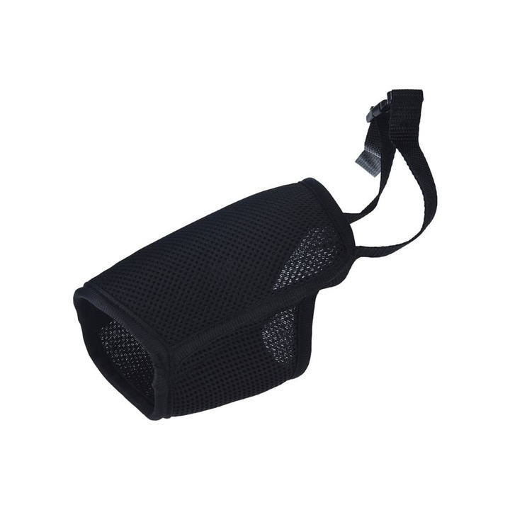 Botnita neagra, pentru caini, colectia Dogs, 11.5 cm, marimea S