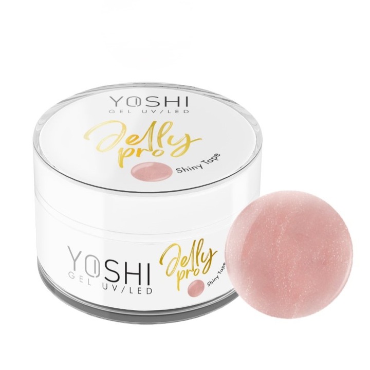 Yoshi Gel de constructie Jelly PRO - Shiny Tape, 15ml, rezistent, usor de aplicat, transparent
