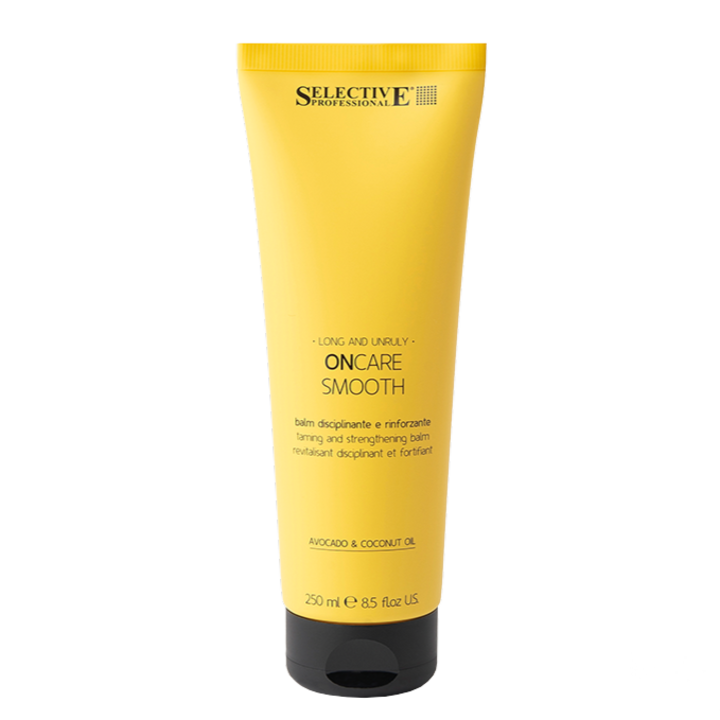 Balsam de par Selective ON CARE SMOOTH, 250ml, cu ulei de avocado si cocos, pentru par lung si rebel