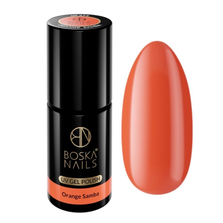 Oja hibrida Boska Nails, Orange Samba 475, 6ml