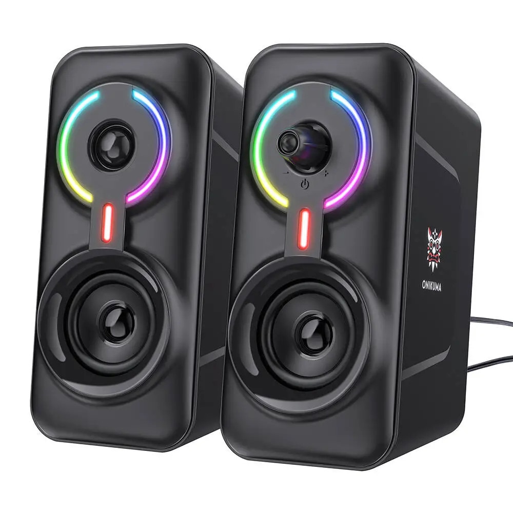 Boxe gaming ONIKUMA L6, LED multicolor, Bluetooth 5.0, negru
