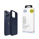Husa de protectie 3mk Silicone Case Dark pentru iPhone 16 Pro Max, Military Grade, Negru