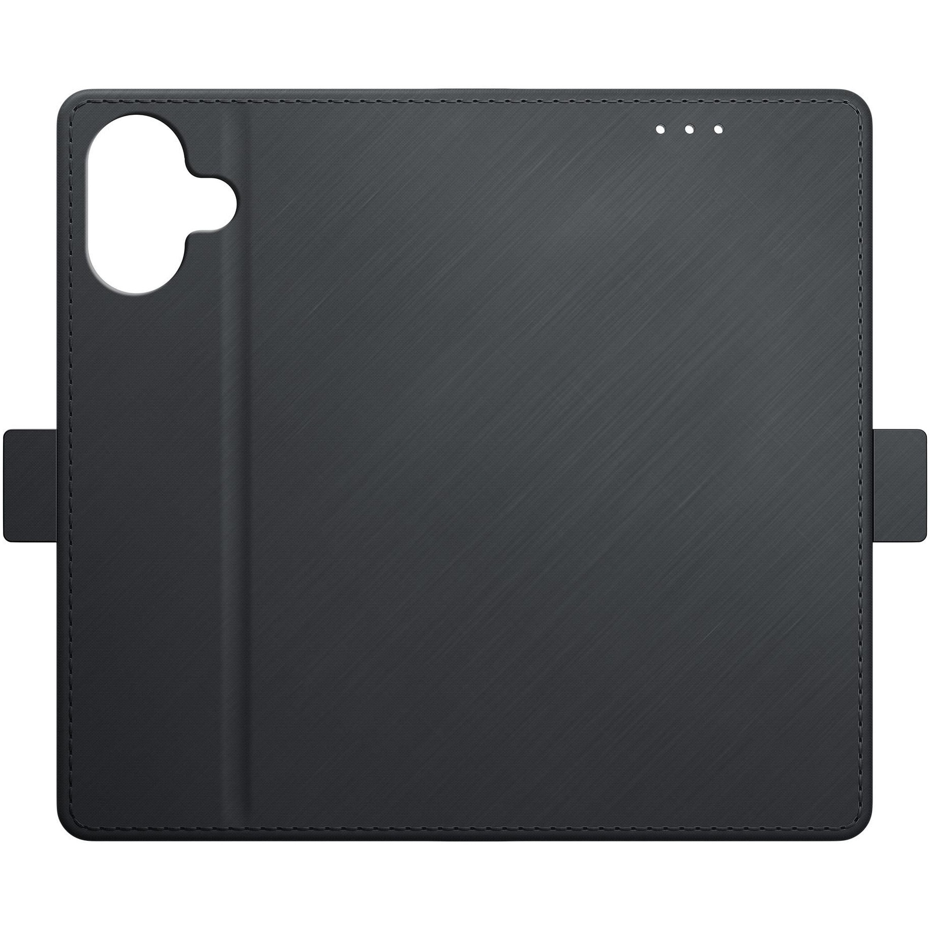 Husa de protectie 3mk Wallet Case pentru iPhone 16, Negru