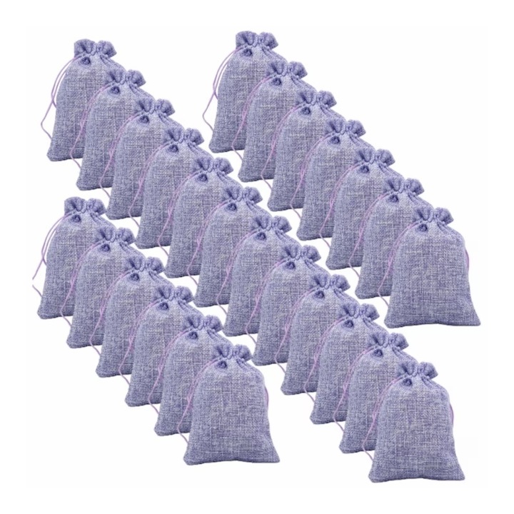 25 zacskó friss levendula készlet 25g/db, esküvői szívességekhez, keresztelőkhöz, szobaként is használható, autó légfrissítő, Yupy®