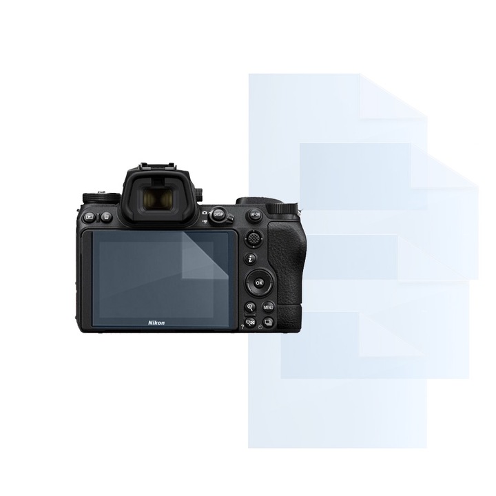 Fóliakészlet Nikon Z 6 II-hez, FONIX LENS DEFENSE, 4 szilikon képernyőfólia, ütésálló, karcmentes, regenerálható, tartós, időjárásálló, átlátszó