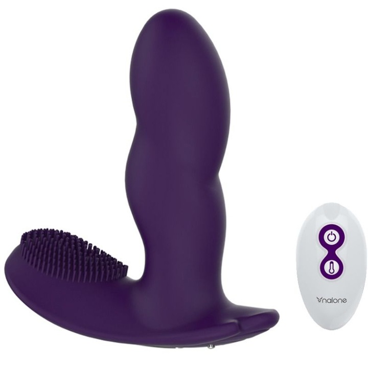 Vibrator cu telecomanda, Nalone, Loli, violet, 7 moduri vibratie