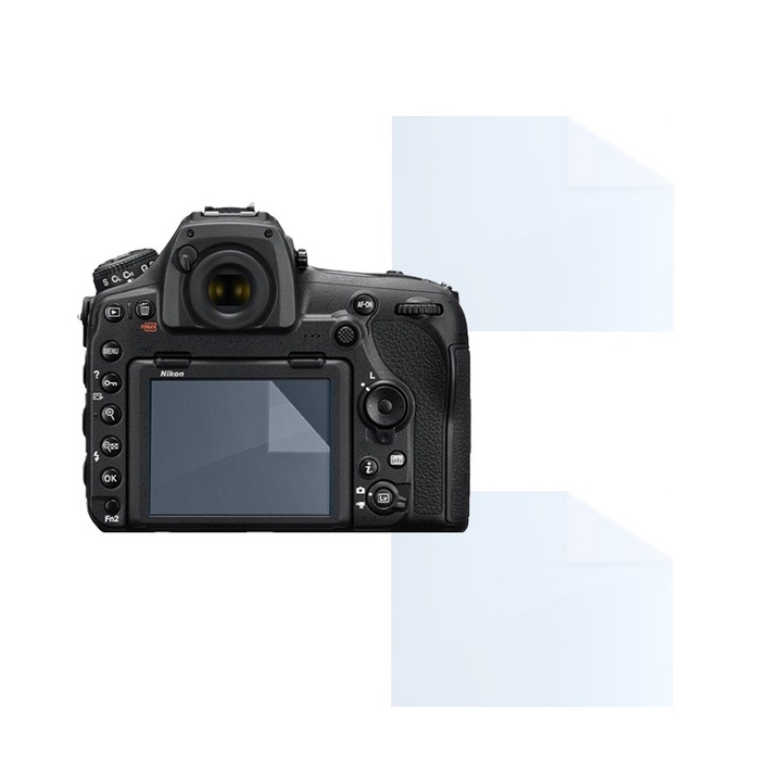 Комплект фолио за Nikon D850, FONIX LENS DEFENSE, 2 силиконови фолиа за екрана, против удари, против надраскване, регенерируеми, издръжливи, устойчиви на атмосферни влияния, прозрачни