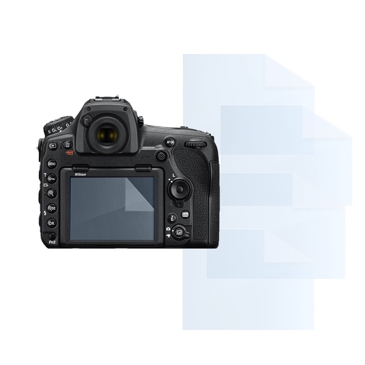Fóliakészlet Nikon D850-hez, FONIX LENS DEFENSE, 4 szilikon képernyőfólia, ütésálló, karcmentes, regenerálható, tartós, időjárásálló, átlátszó