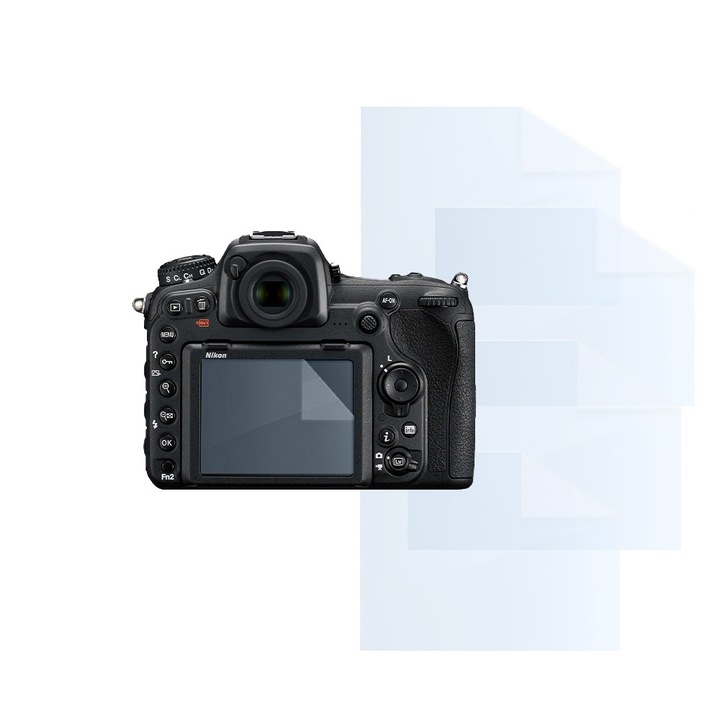 Fóliakészlet Nikon D500-hoz, FONIX LENS DEFENSE, 4 szilikon képernyőfólia, ütésálló, karcmentes, regenerálható, tartós, időjárásálló, átlátszó