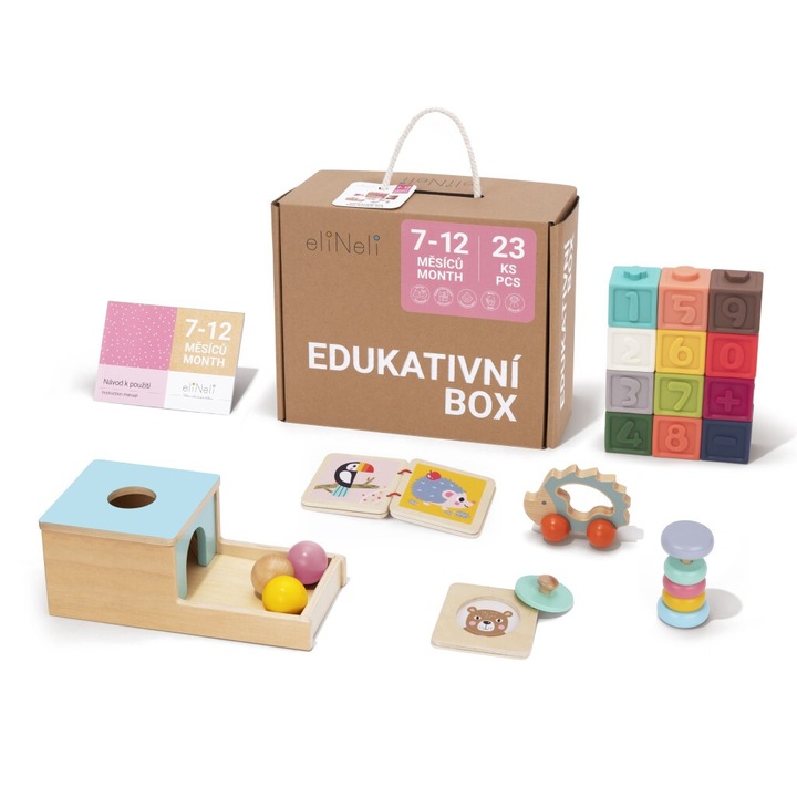 KIT educational pentru bebelusi 7-12 luni