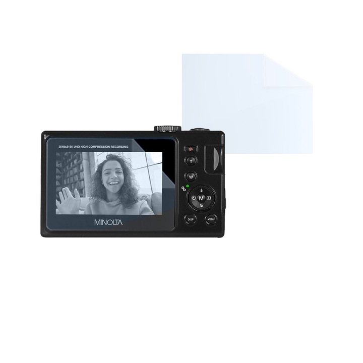 Fóliakészlet Minolta MND25-höz, FONIX LENS DEFENSE, 1 szilikon fólia képernyőhöz, ütésálló, karcmentes, regenerálható, tartós, időjárásálló, átlátszó