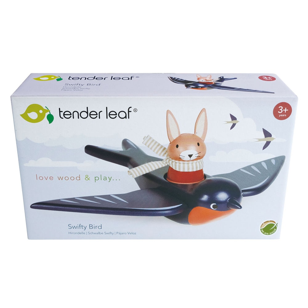 Set de joaca din lemn Tender Leaf Toys - Randunica Swifty si Spud