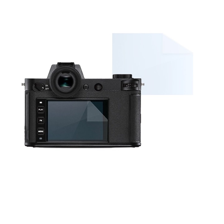 Fóliakészlet Leica SL3-hoz, FONIX LENS DEFENSE, 1 képernyős szilikonfólia, ütésálló, karcmentes, regenerálható, tartós, időjárásálló, átlátszó