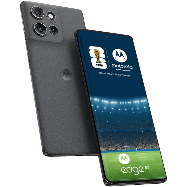 Смартфон Motorola Edge 50, 512GB, 12GB RAM, 5G, Steel Wool
