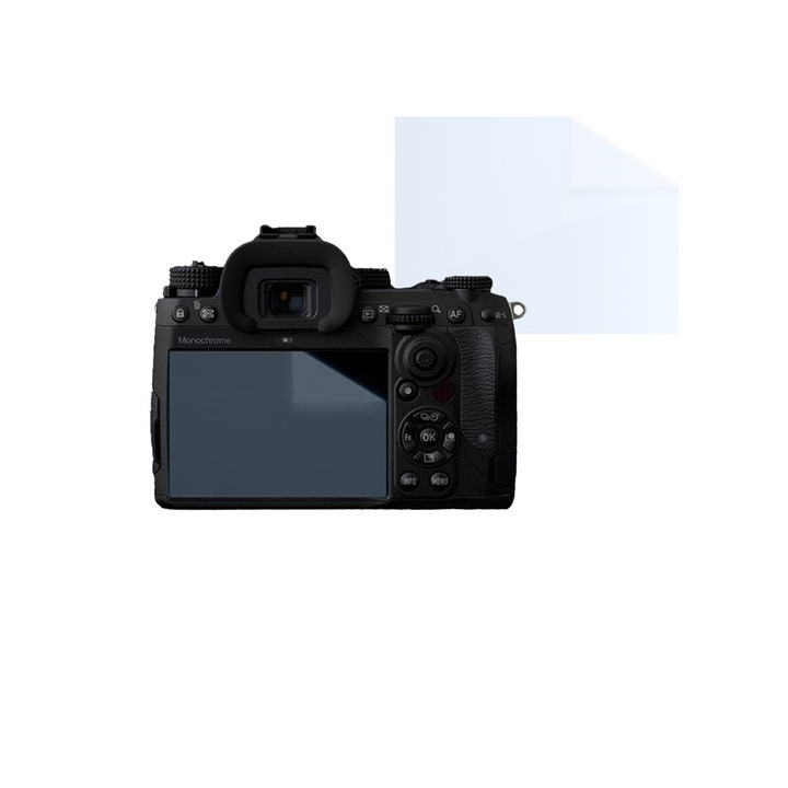 Fóliakészlet PENTAX K-3 Mark III Monochrome, FONIX LENS DEFENSE, 1 szilikonfólia képernyőhöz, ütésálló, karcolásgátló, regenerálható, tartós, időjárásálló, átlátszó