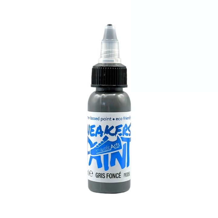 Vopsea pentru piele, Sneakarts, Gri Inchis, 30 ml