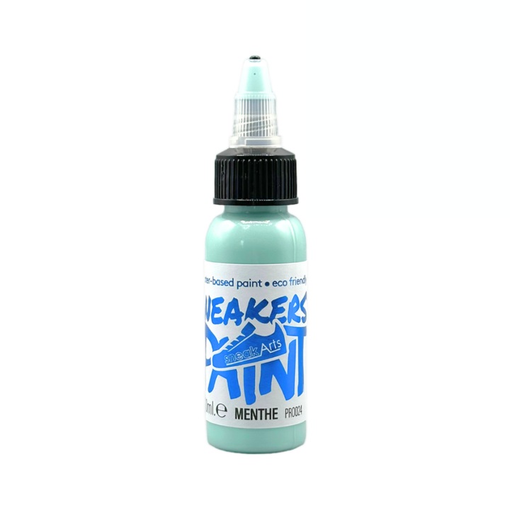 Vopsea pentru piele, Sneakarts, Verde Menta, 30 ml