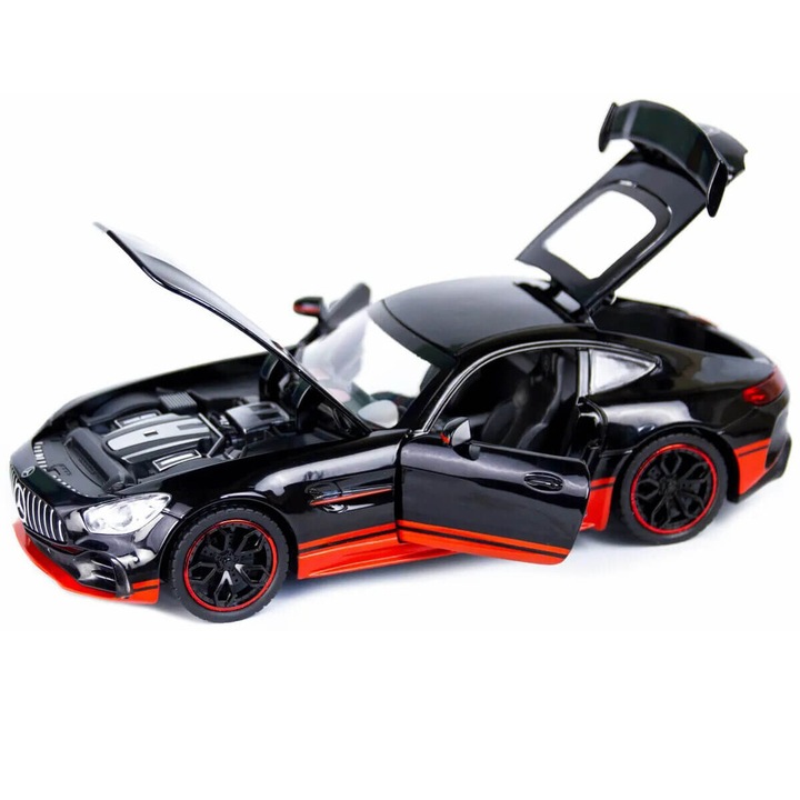 Метална кола Mercedes-Benz GT63 AMG, С пушек, 1:24, Без опаковка