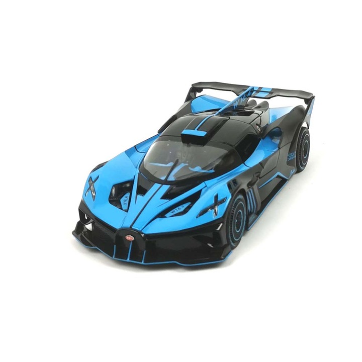 Masina din metal, Bugatti Bolide, 1:24, Albastru