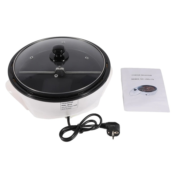 Prajitor de cafea electric, temperatura ajustabila, 1200W, 32x32x12cm