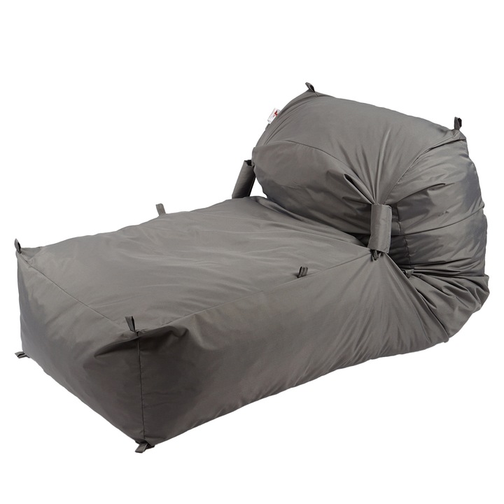 Fotoliu Yoga XL, material impermeabil - Gri