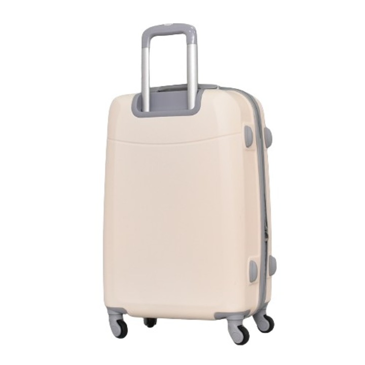 Куфар PERFECT LINE ABS 8093, 67/27/45 см, Разширител, Светлобежов