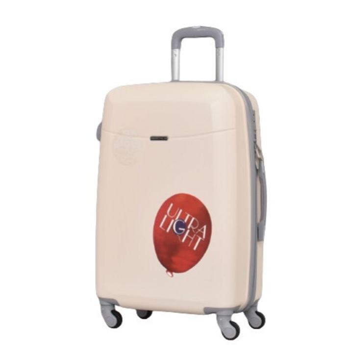 Troler, Perfect Line, 67 x 27 x 45 cm, Bej deschis