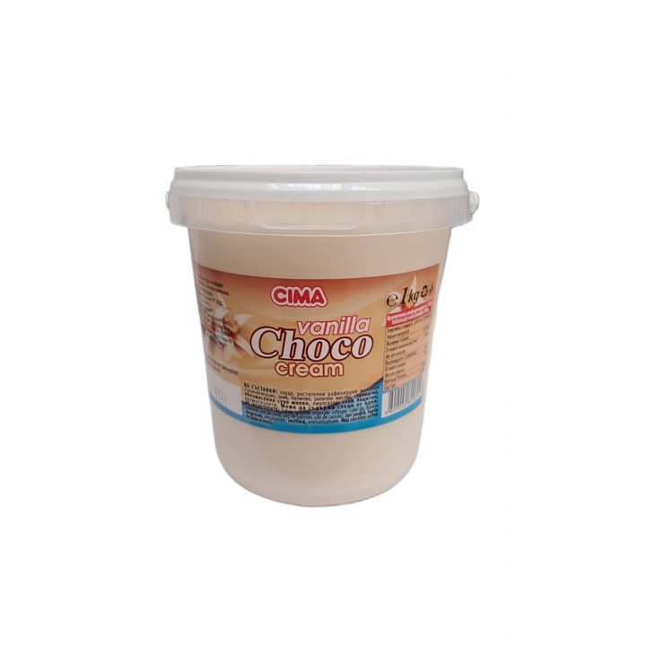 Crema ciocolata alba cu vanilie, CIMA, 1 KG