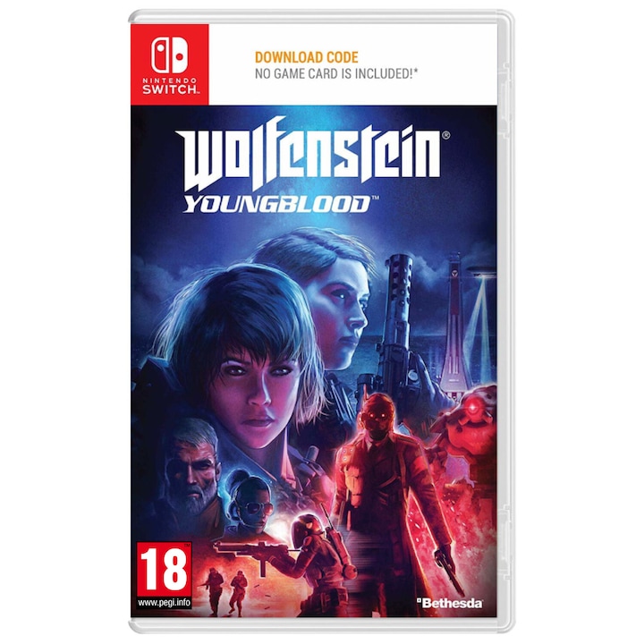 Joc Wolfenstein Youngblood Code In Box Pentru Nintendo Switch