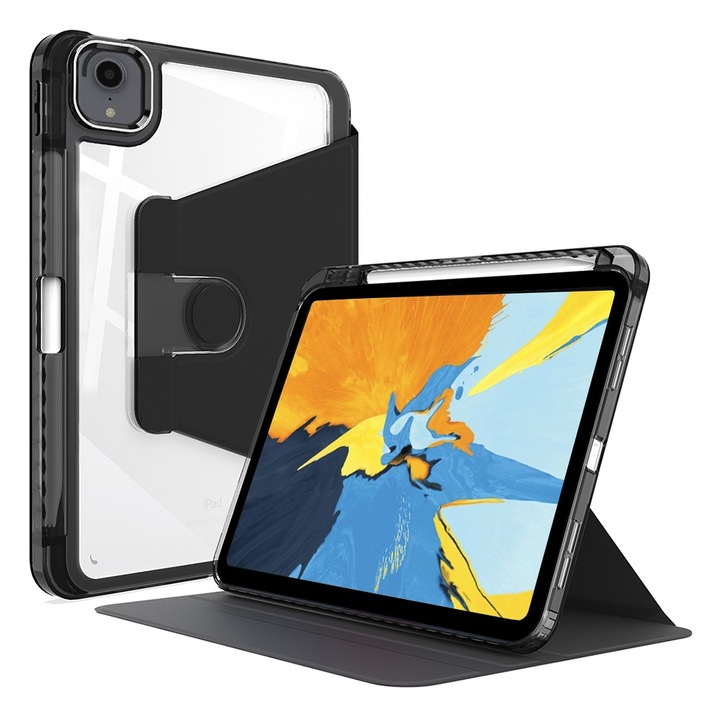Калъф fixGuard Crystal Vision за iPad Pro 11, 2018 / 2020 / 2021 / 2022 - Black