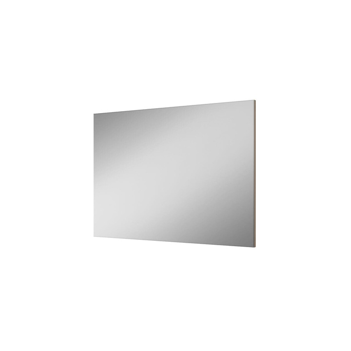 Oglinda de perete cu rama, NANDA, 88x64cm, Sonoma/Alb