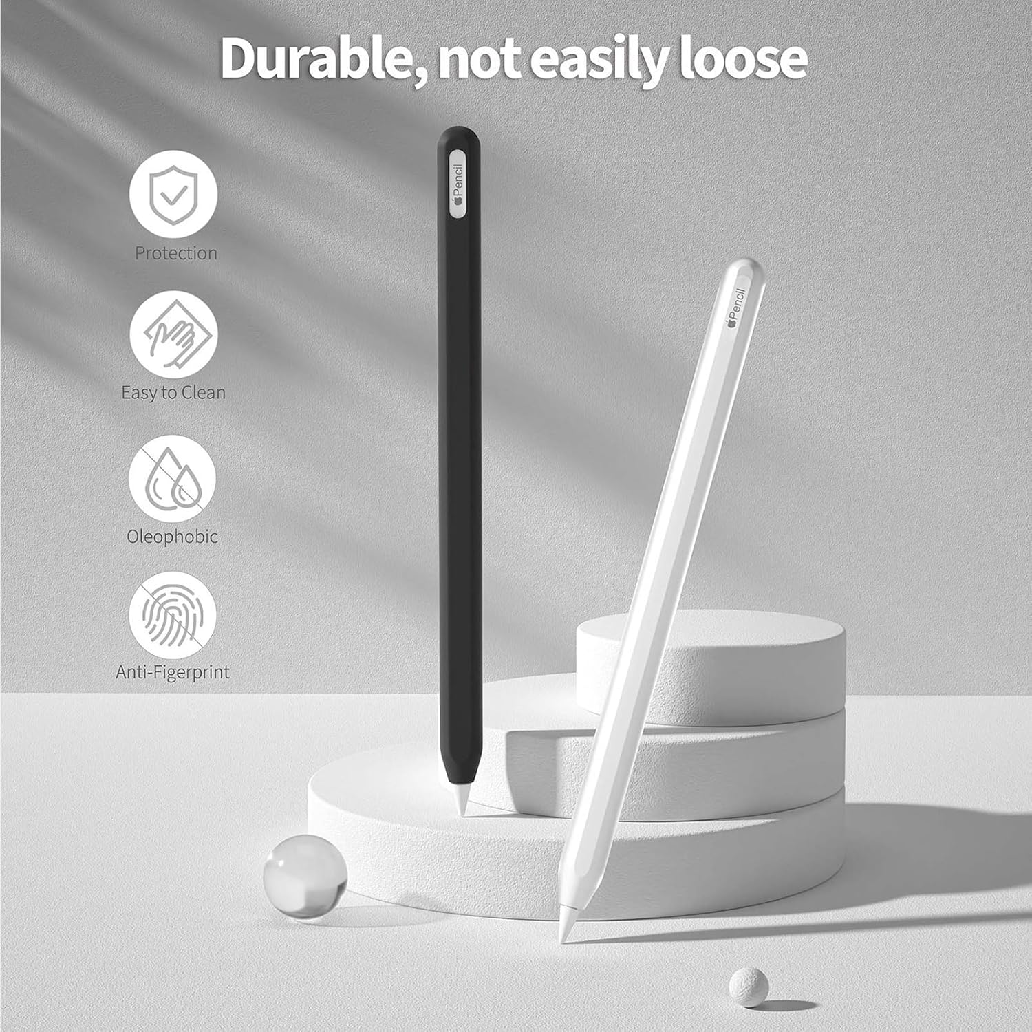Carcasa siliconica compatibila cu Apple Pencil a doua generatie