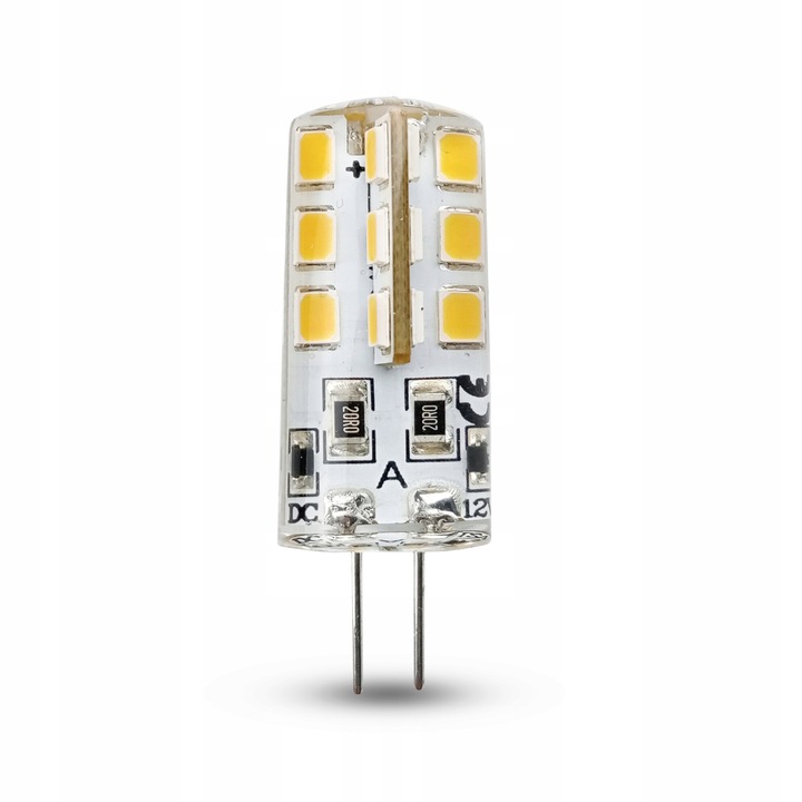 Set 10 Becuri LED G4 3.2W 12V DC, LUMENIX, Culoare calda 2900K/neutra 4500K, Dimensiuni 3.8x1.3cm