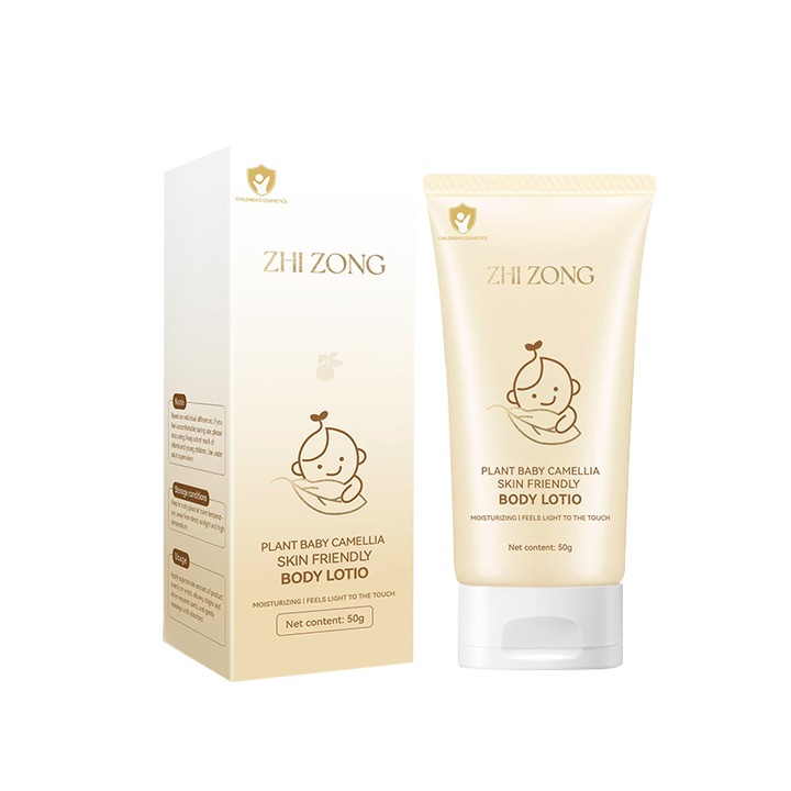 Zhizong, Bőrbarát testápoló, Hidratáló, Alkalmas bababőr ápolására, 50g