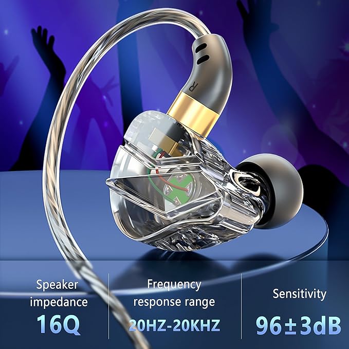 Casti HiFi cu Microfon | Conexiune Type-C | Bass Extrem 20Hz | Compatibil Samsung/iPhone/PC | Izolare Zgomot | Garantie 2 Ani