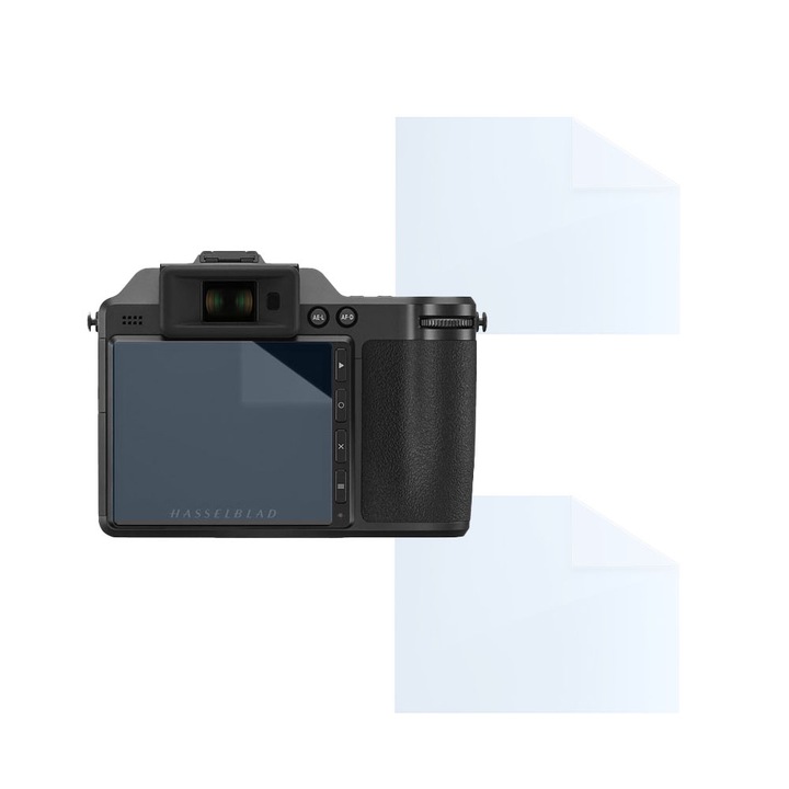 Комплект фолио за HasselBlad X2D 100C, FONIX LENS DEFENSE, 2 силиконови фолиа за екрана, против удари, против надраскване, регенерируеми, издръжливи, устойчиви на атмосферни влияния, прозрачни