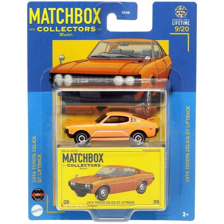 Автомобил Matchbox 1974 Toyota Celica GT Liftback