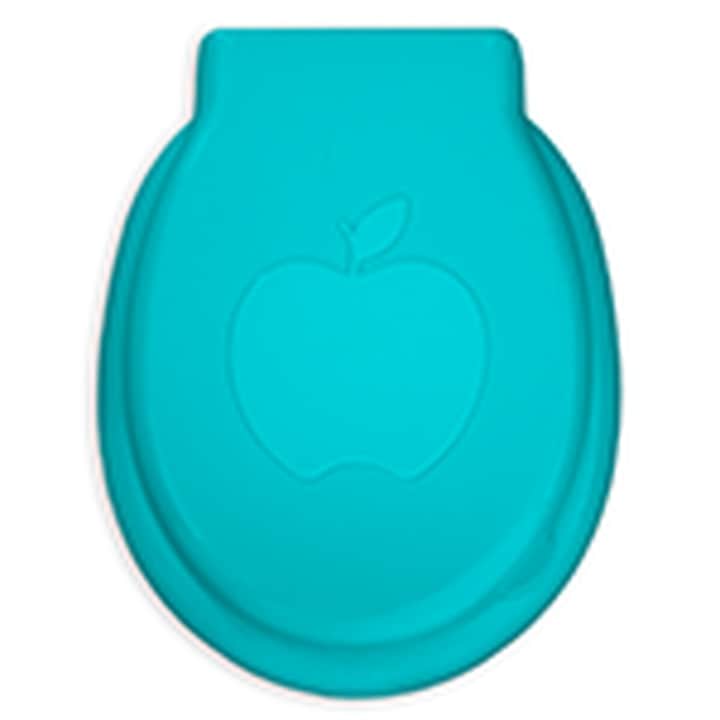 Капак за универсална тоалетна, пластмасов, с кестеняво, зелена шарка, 480 х 390 мм